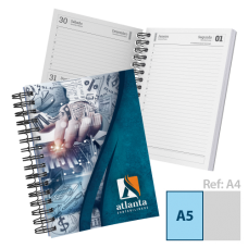 Agenda Diária A5 2024 Capa Maleável 328 Páginas 14,95x21cm