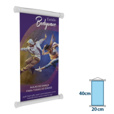 Mini Banner 280g 20x40cm
