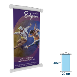 Mini Banner 280g 20x40cm